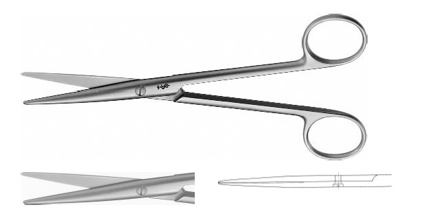 Лексер ножиці прямі 165 мм